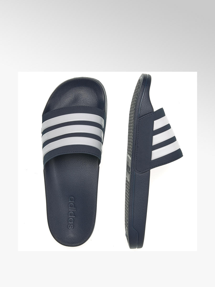 adidas cloudfoam adilette slippers blauw heren